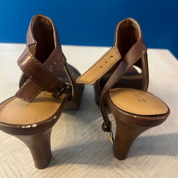 Naturalizer Brown Women's Heeled Sandals - Picture 2 of 3